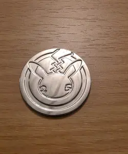 RARE PROOF Mirror Collectible Nintendo Pikachu Pokemon Metal Flip Coin Token NEW - Image 4