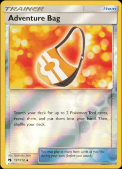 Pokemon - Adventure Bag #167/214 - SM - Lost Thunder Reverse Holo - Image 1