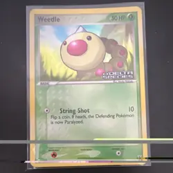 Pokemon TCG Weedle 87/113 Delta Species Stamped Reverse Holo Common - Image 1