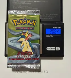 Pokemon Neo Genesis 1st Edition Booster Pack [Typhlosion] - Image 1