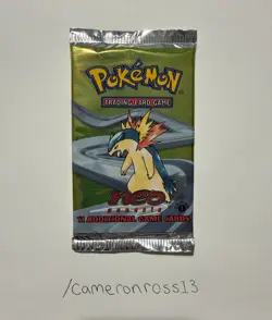 Pokemon Neo Genesis 1st Edition Booster Pack [Typhlosion] - Image 2