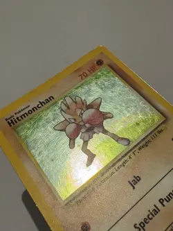 Damaged Hitmonchan - 7/102 - Holo Rare - Unlimited Edition Pokemon Base Set - Image 4