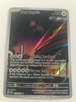 Iron Jugulis NM IR 216/182 SV04: Paradox Rift Pokemon plus bonus rare holo - Image 1