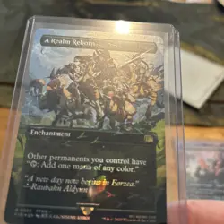A Realm Reborn MTG Magic Final Fantasy NM (Borderless Chocobo Track Foil) - Image 2