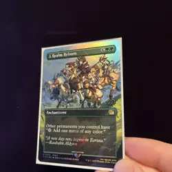 A Realm Reborn MTG Magic Final Fantasy NM (Borderless Chocobo Track Foil) - Image 2