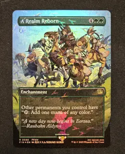 MTG A Realm Reborn (Borderless) (Chocobo Track Foil) Final Fantasy Foil - Image 1