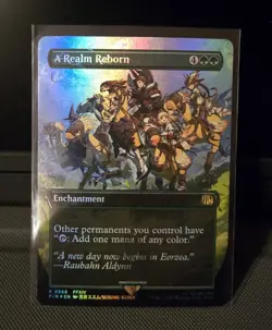 A Realm Reborn (Borderless) (Chocobo Track Foil) Final Fantasy Foil - Image 1