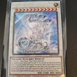 Blue-Eyes Ultimate Spirit Dragon (ESR) [25LP-EN020] Secret Rare LP - Image 1