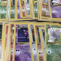 Vintage Pokemon Pack: 1st Edition (x5) And Shadowless (x1) Cards! WOTC only - Image 1