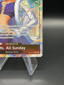 One Piece The Azure Sea’s Seven Ms. All Sunday OP14-084 Alt Art NM English - Image 5