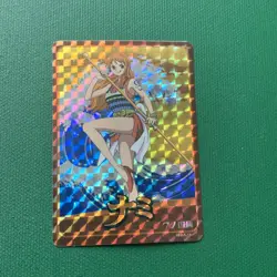 One Piece Holographic Trading Sticker Nami - Image 1