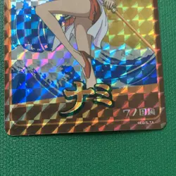 One Piece Holographic Trading Sticker Nami - Image 3