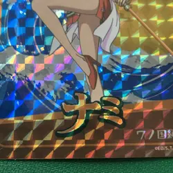 One Piece Holographic Trading Sticker Nami - Image 5