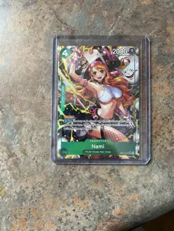 One Piece TCG Nami OP14-031 Alt Art SR The Azure Sea’s Seven English OP14 TCG - Image 1