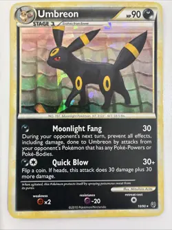 Umbreon 10/90 Cracked Ice Holo - Undaunted - Pokemon TCG MP - Image 1