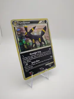 Pokemon TCG Umbreon 10/90 LP Cracked Ice Holo Undaunted - Image 2