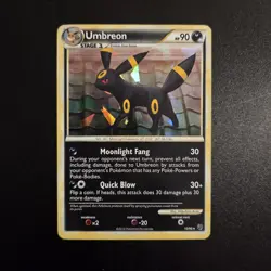 Pokemon Card - Umbreon 10/90 Undaunted Cracked Ice Holo - NM/EX - Image 1