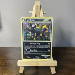 Umbreon 10/90 Cracked Ice Holo Promo-Pokemon TCG:HGSS Undaunted Holo Rare HP - Image 1