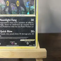 Umbreon 10/90 Cracked Ice Holo Promo-Pokemon TCG:HGSS Undaunted Holo Rare HP - Image 4