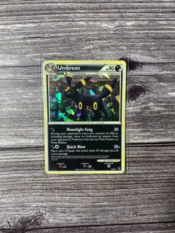 Pokemon TCG Umbreon Holo Card Undaunted Cracked Ice 10/90 MP - Image 1