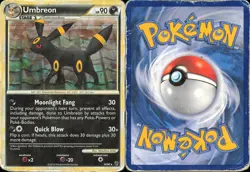 Umbreon 10/90 Cracked Ice Holo | DMG | HS-Undaunted | Pokemon TCG - VINTAGE - Image 3