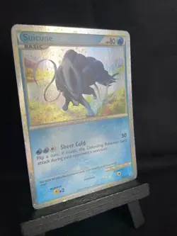 Pokemon TCG 2010 Suicune HGSS21 Black Star Promo Holo Rare LP - Image 2