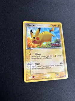 Pokemon TCG Pikachu EX Power Keepers 57/108 Reverse Holo Common NM- Very Clean - Image 4