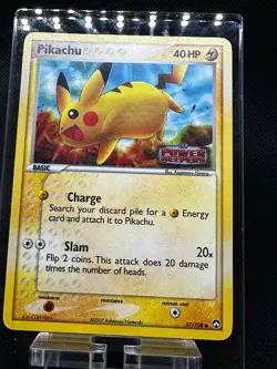 Pokemon TCG Pikachu EX Power Keepers 57/108 Reverse Holo Common - Image 1