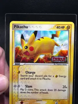 Pokemon TCG Pikachu EX Power Keepers 57/108 Reverse Holo Common - Image 2