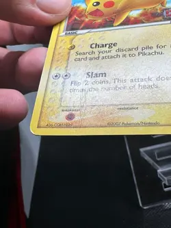 Pokemon TCG Pikachu EX Power Keepers 57/108 Reverse Holo Common - Image 4