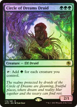 FOIL Circle of Dreams Druid ~ Adventures in the Forgotten Realms [ NM ] [ MTG ] - Image 1