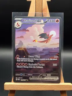 Pokemon TCG Charizard ex 199/165 Scarlet & Violet 151 Special Illustration Rare - Image 1