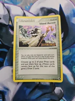 Pokemon EX Dragon Frontiers Island Hermit 76/101 Reverse Holo Uncommon Played - Image 1