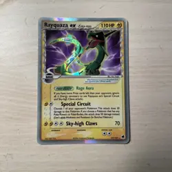 Rayquaza ex (Delta Species) 97/101 Dragon Frontiers Holo LP Lightly Played - Image 2