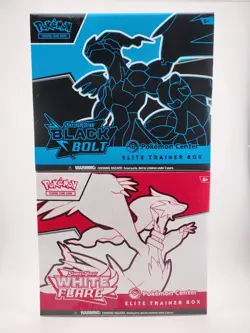 Pokemon Center Black Bolt and White Flare ETB Pokemon TCG - Factory Sealed - Image 1