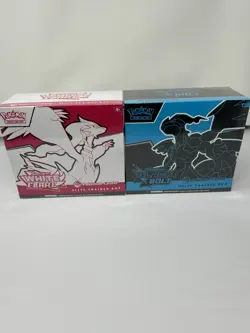 Pokemon Center Black Bolt and White Flare ETB Set Factory Sealed - Image 1