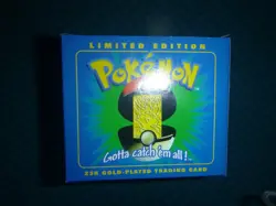 Vintage Pokemon Burger King TOGEPI 23K Gold Plated Trading Card 1999 Y2K - Image 3