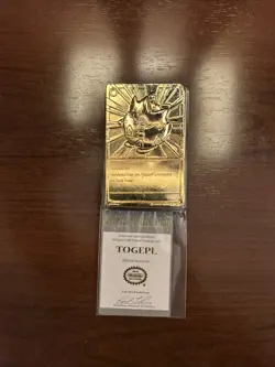 Pokemon Togepi Burger King 23k Gold Plated Trading Card 1999 Nintendo - Image 4