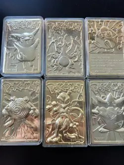 Pokemon 23k Gold Plated TOGEPI Trading Card 1999 Burger KinG - Image 4