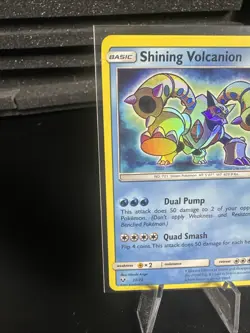 Pokemon TCG Shining Volcanion Shining Legends Holo Card 27/73 - Image 2