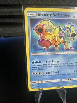 Pokemon TCG Shining Legends Volcanion 27/73 Shiny Holo Rare Card - Image 2