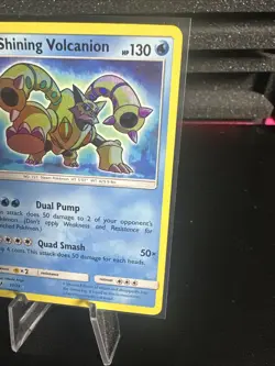 Pokemon TCG Shining Legends Volcanion 27/73 Shiny Holo Rare Card - Image 3