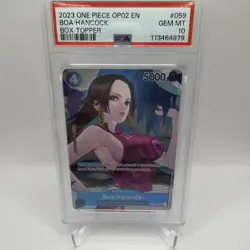2023 Boa Hancock OP02 Paramount War Box Topper OP02-059 - PSA 10 English - Image 1