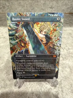 Magic The Gathering Buster Sword (Borderless) Final Fantasy Regular - Image 1