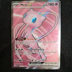 Pokemon Mew EX Full Art 193/165 Sv: Scarlet & Violet 151 Holo LP - Image 1