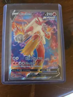 Pokemon TCG Blaziken v 161/198 Chilling Reign Ultra Rare Card NM Condition - Image 1