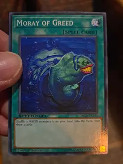 Moray of Greed - 1st Edition - Yugioh Common SBAD-EN034 NM (Bonus Card included) - Image 1