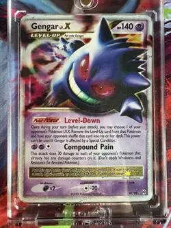Pokemon TCG Gengar LV.X 97/99 Platinum Holo Ultra Rare English Card - Image 1