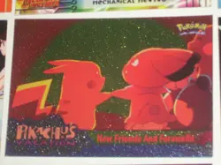 12 Topps 1999 Pokemon trading cards. 1 chrome, Charmelean, 1 die cut - Image 4