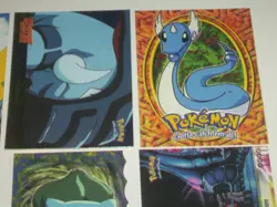 12 Topps 1999 Pokemon trading cards. 1 chrome, Bulbasaur , 1 die cut & a trainer - Image 5